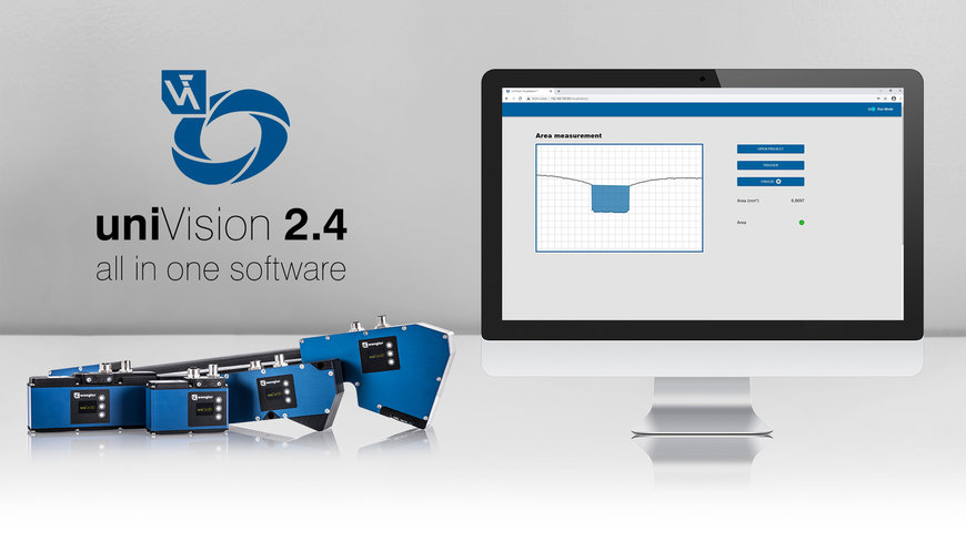 Bildverarbeitungsplattform uniVision 2.4: Update macht 2D-/3D-Profilsensoren smart